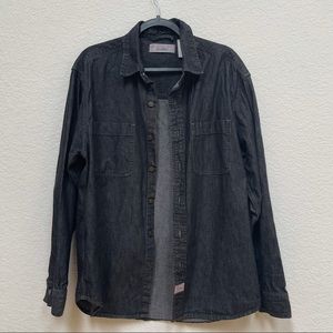 Levi’s Washed Denim Black Button Up Shirt